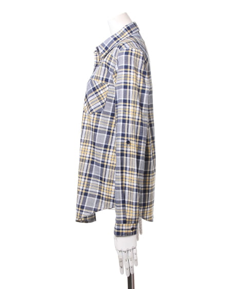 INGNI(イング) チェック柄/シャツA イエロー/A