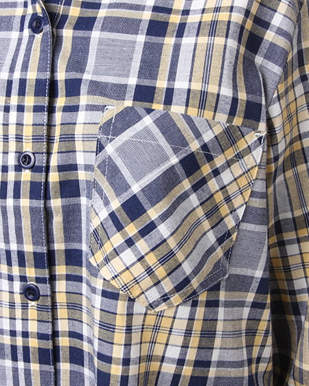 INGNI(イング) チェック柄/シャツA イエロー/A