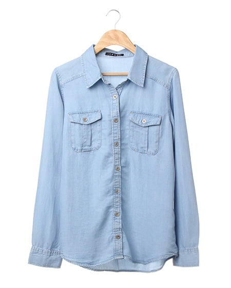 INGNI(イング) デニム／シャツ ﾌﾞﾘｰﾁ/B