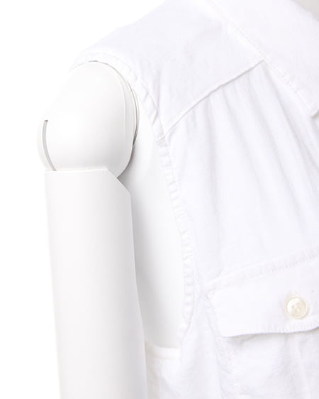 INGNI（イング） 前結びノースリ／シャツ ｵﾌﾎﾜｲﾄ