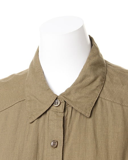 INGNI（イング） 前結びノースリ／シャツ ｶｰｷ