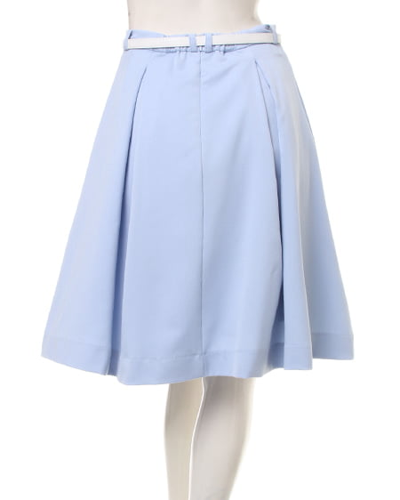 INGNI（イング） ベルト付タックミディ／スカート ｻｯｸｽ