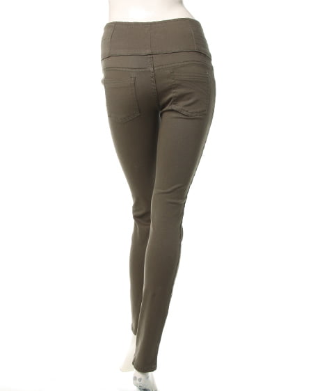 INGNI(イング) 6つ釦ハイウエストスキニー/パンツ カーキ