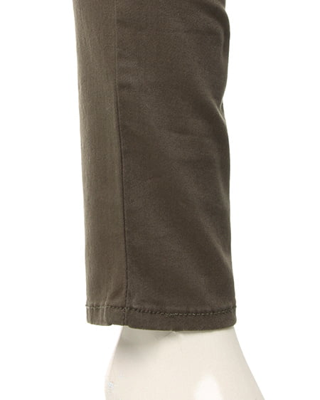 INGNI(イング) 6つ釦ハイウエストスキニー/パンツ カーキ