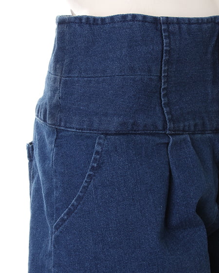 INGNI（イング） C前ボタンハイウエストショート／パンツ ﾃﾞﾆﾑ