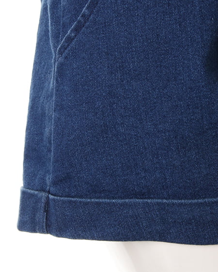 INGNI（イング） C前ボタンハイウエストショート／パンツ ﾃﾞﾆﾑ