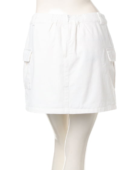 INGNI（イング） 台形カーゴ／スカート ｵﾌﾎﾜｲﾄ