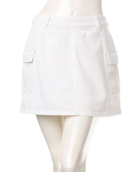 INGNI(イング) 台形カーゴ／スカート ｵﾌﾎﾜｲﾄ