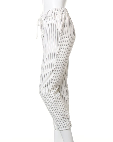 INGNI（イング） リラックス／パンツ ｵﾌﾎﾜｲﾄ/ｸﾛ