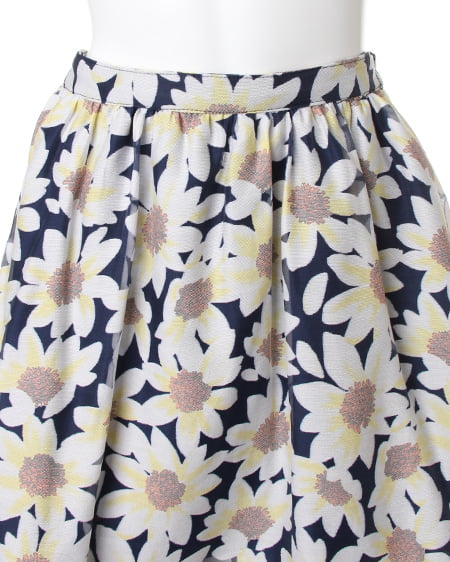 INGNI(イング) オパールヒマワリ柄/スカート コン