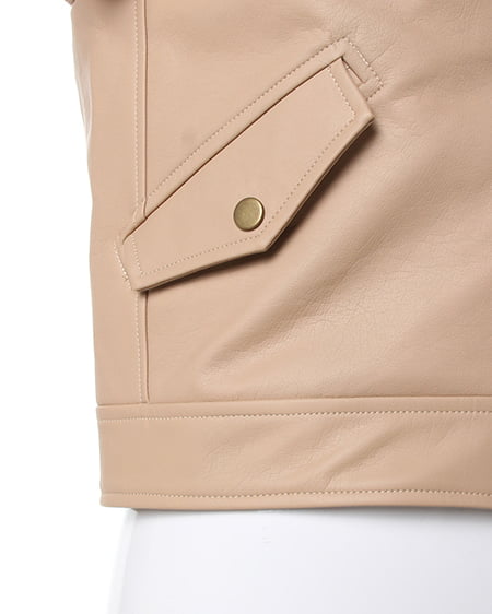 INGNI（イング） Wライダース／ジャケットB ﾍﾞｰｼﾞｭ