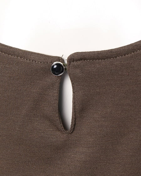 INGNI（イング） 裾シアーマキシ／ワンピースA ｶｰｷ