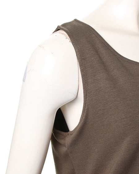 INGNI（イング） 裾シアーマキシ／ワンピースA ｶｰｷ