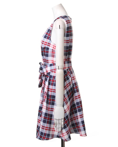 INGNI（イング） チェック柄F＆F／ワンピース ｺﾝ/ｱｶ