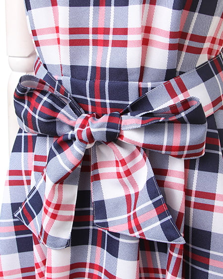 INGNI（イング） チェック柄F＆F／ワンピース ｺﾝ/ｱｶ