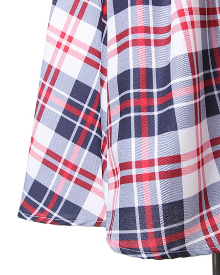 INGNI（イング） チェック柄F＆F／ワンピース ｺﾝ/ｱｶ