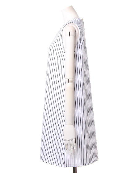 INGNI（イング） ノースリAライン／ワンピース ｵﾌﾎﾜｲﾄ/ｸﾛ