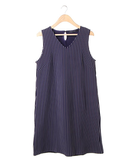 INGNI(イング) ノースリAライン／ワンピース ｺﾝ/ｵﾌﾎﾜｲﾄ