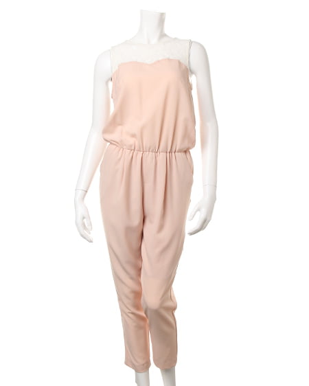 INGNI（イング） レース切替JZ／コンビネゾン ﾋﾟﾝｸﾍﾞｰｼﾞｭ