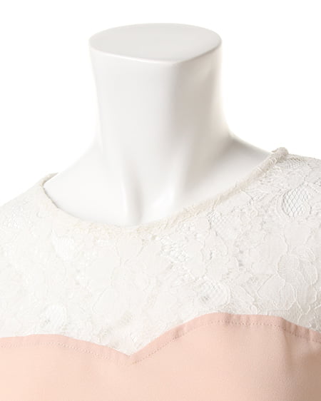 INGNI（イング） レース切替JZ／コンビネゾン ﾋﾟﾝｸﾍﾞｰｼﾞｭ