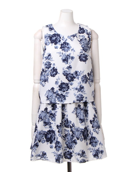INGNI（イング） 花柄F＆F／ワンピース ｵﾌﾎﾜｲﾄ