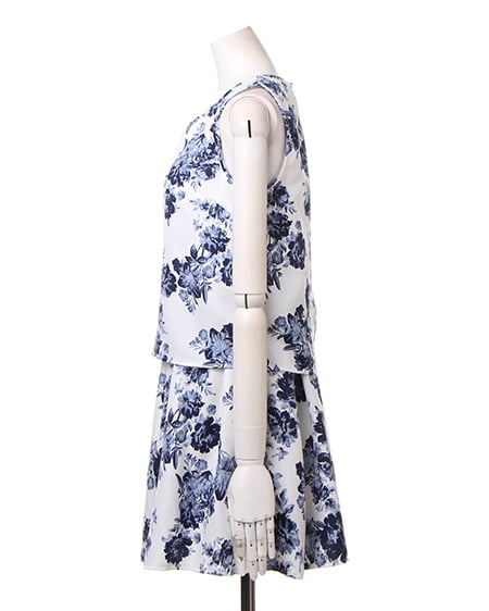 INGNI（イング） 花柄F＆F／ワンピース ｵﾌﾎﾜｲﾄ