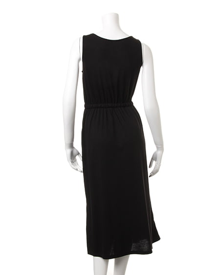 INGNI（イング） ウエストドロストマキシ／ワンピース ｸﾛ