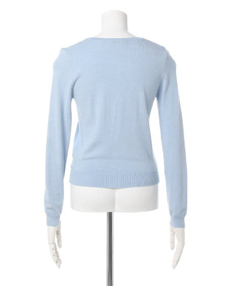 INGNI(イング) コンパクトカーディガンA サックス