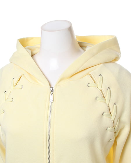 INGNI（イング） UV加工レースUP／パーカー ｲｴﾛｰ