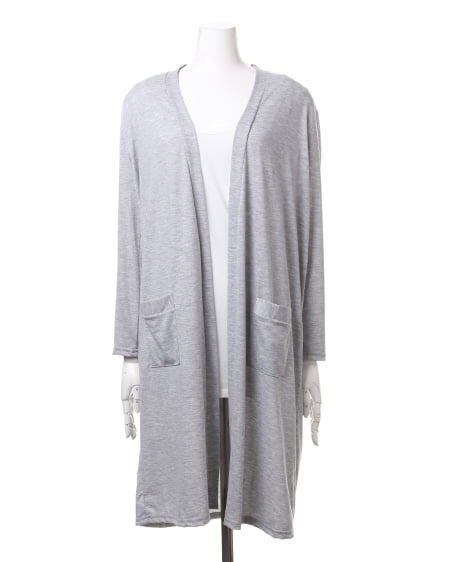 INGNI（イング） エアリーロング／トッパー ｸﾞﾚｰ/ﾓｸ