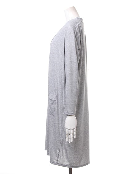 INGNI（イング） エアリーロング／トッパー ｸﾞﾚｰ/ﾓｸ