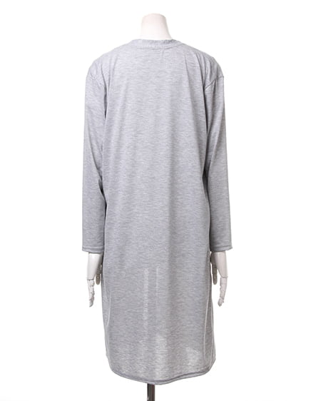 INGNI（イング） エアリーロング／トッパー ｸﾞﾚｰ/ﾓｸ