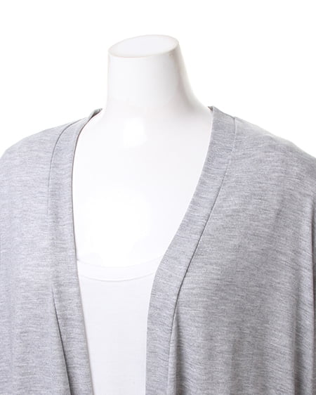 INGNI（イング） エアリーロング／トッパー ｸﾞﾚｰ/ﾓｸ