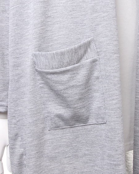 INGNI（イング） エアリーロング／トッパー ｸﾞﾚｰ/ﾓｸ