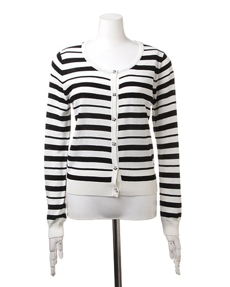 INGNI（イング） コンパクトカーディガンC ﾎﾞｰﾀﾞｰ