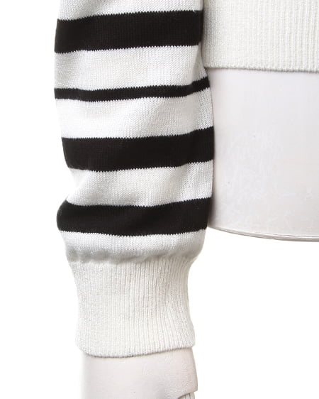 INGNI（イング） コンパクトカーディガンC ﾎﾞｰﾀﾞｰ