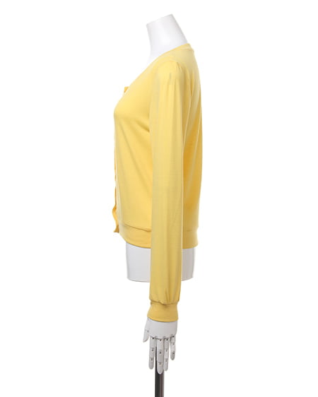 INGNI（イング） カットコンパクトカーディガン ｲｴﾛｰ