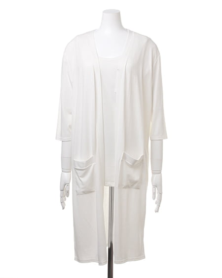 INGNI（イング） エアリーロング／トッパー7分 ｵﾌﾎﾜｲﾄ