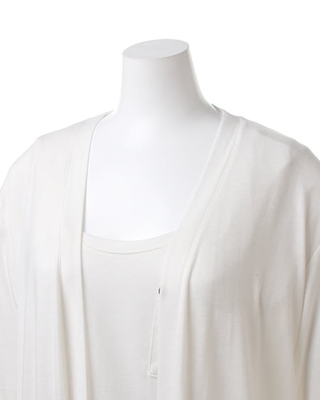 INGNI（イング） エアリーロング／トッパー7分 ｵﾌﾎﾜｲﾄ