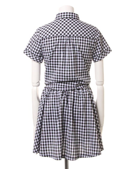 INGNI（イング） 前結びSH＋フレアSK／SET ｸﾛ/ｷﾞﾝｶﾞﾑ