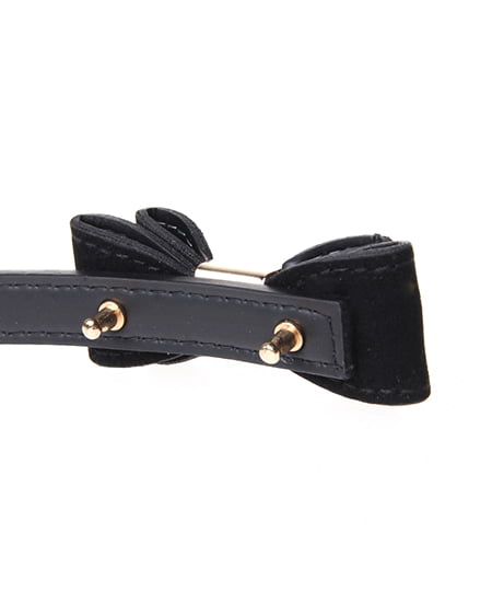 INGNI（イング） 14mm巾ダブルリボン／ベルト ｸﾛ