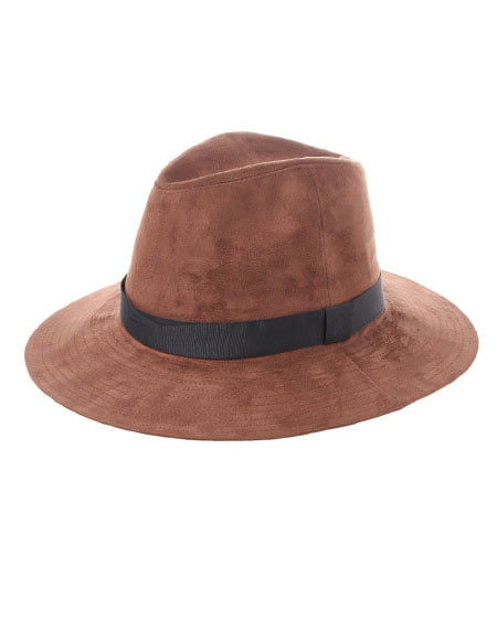 INGNI（イング） スエード中折れ／帽 ﾌﾞﾗｳﾝ