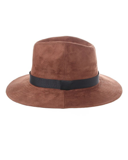 INGNI（イング） スエード中折れ／帽 ﾌﾞﾗｳﾝ