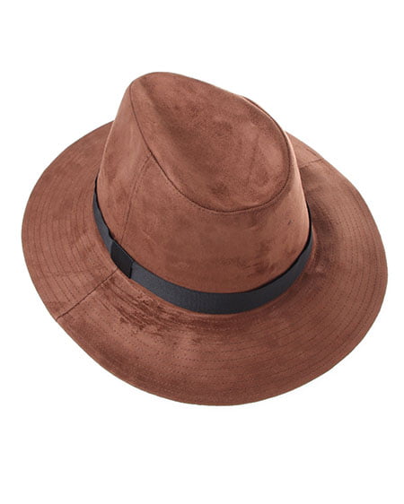 INGNI（イング） スエード中折れ／帽 ﾌﾞﾗｳﾝ