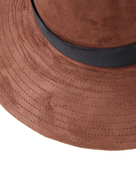 INGNI（イング） スエード中折れ／帽 ﾌﾞﾗｳﾝ