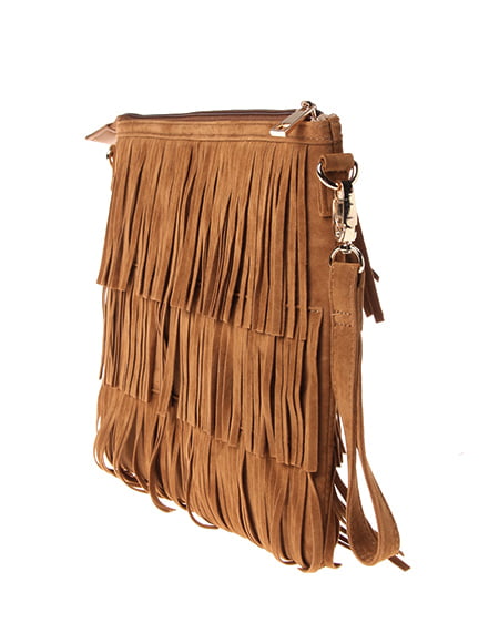 INGNI（イング） フリンジクラッチ／BAG ｷｬﾒﾙ