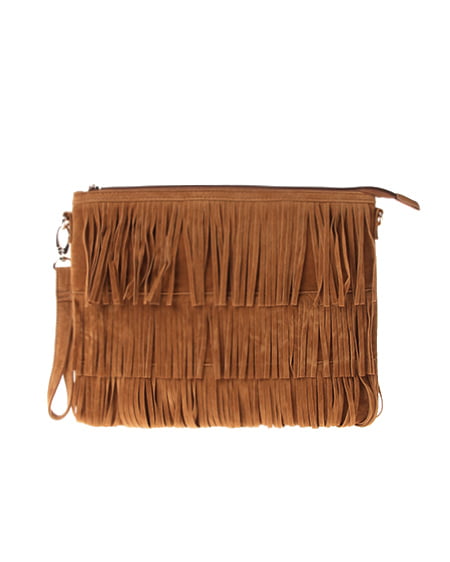 INGNI（イング） フリンジクラッチ／BAG ｷｬﾒﾙ