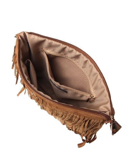 INGNI（イング） フリンジクラッチ／BAG ｷｬﾒﾙ