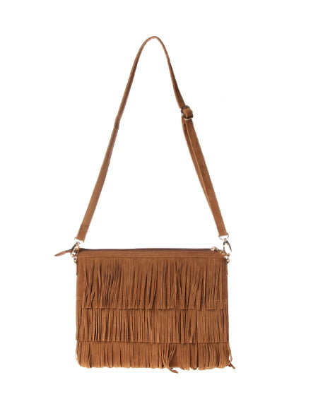 INGNI（イング） フリンジクラッチ／BAG ｷｬﾒﾙ