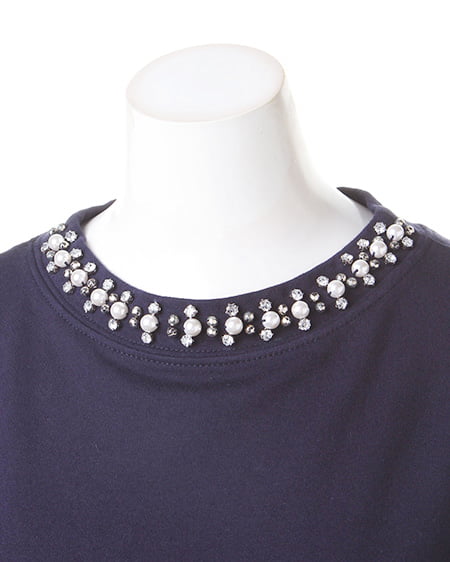 INGNI（イング） H／Nビジュー付裏毛／TOPS ｺﾝ